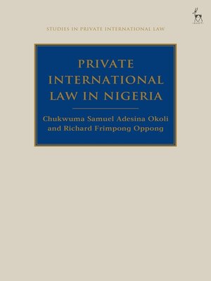 cover image of Private International Law in Nigeria
